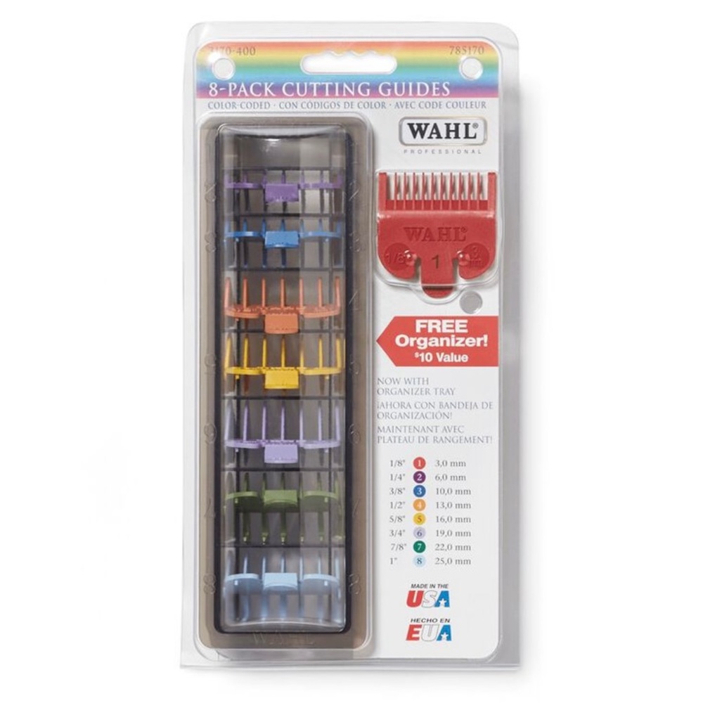 Wahl 8 pack clipper guard set